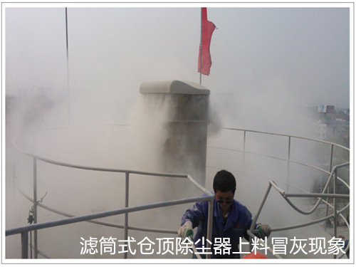 華康中天為河南水泥廠生產的倉頂除塵器。